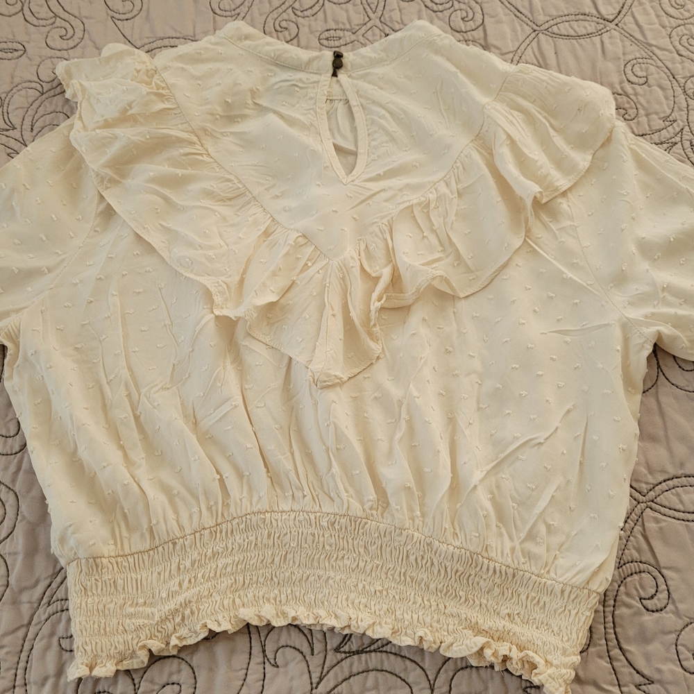 White Fable Ruffled Top - Picture 10 of 11